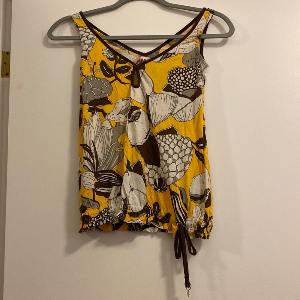 Miss Sixty Floral Retro Tank Top in XS